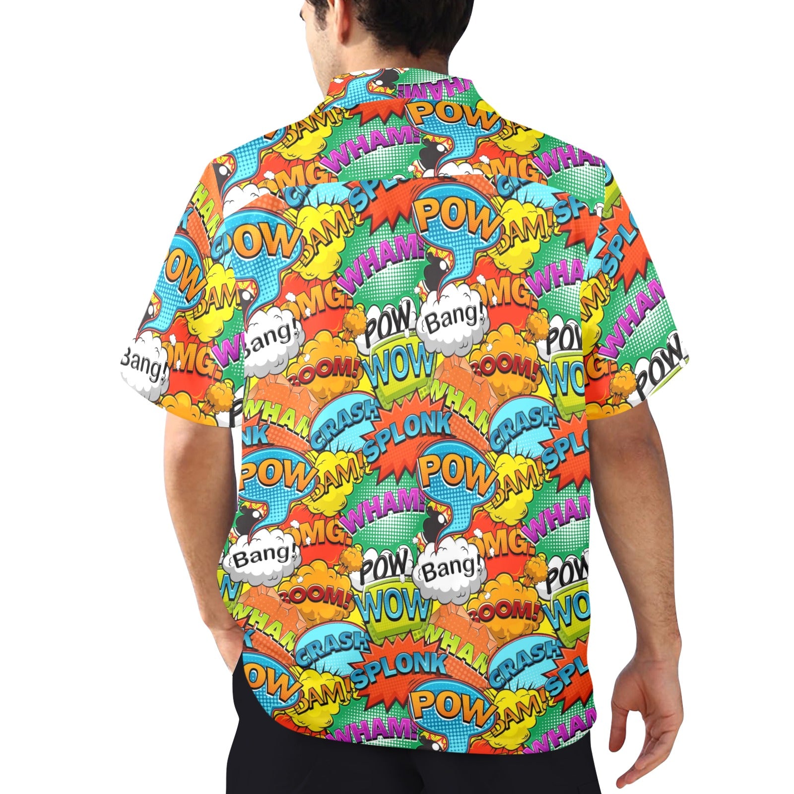 Comic Book 2 - Mens Hawaiian Shirt Mens Hawaiian Shirt