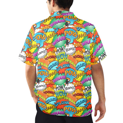 Comic Book 2 - Mens Hawaiian Shirt Mens Hawaiian Shirt