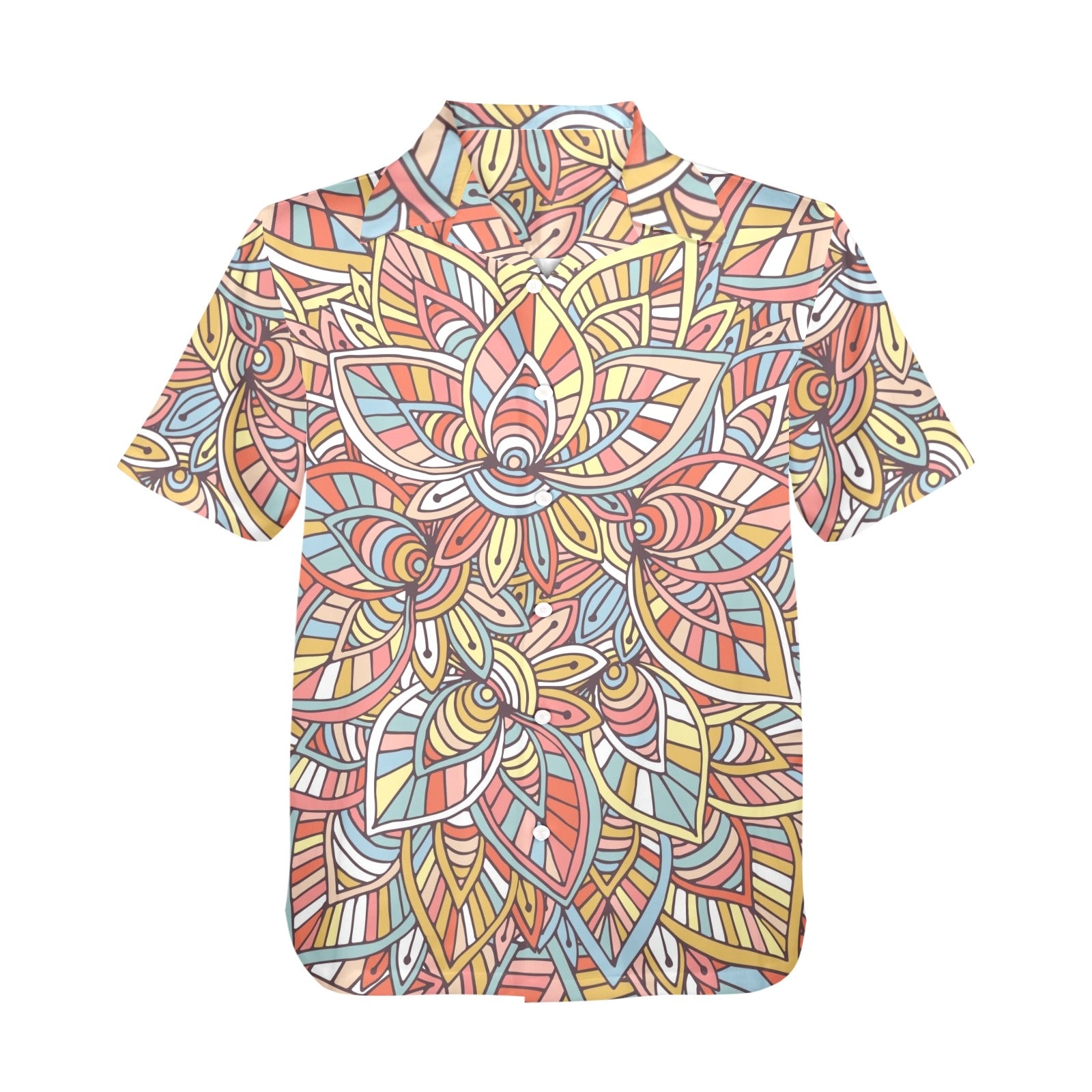 Colour Floral - Mens Hawaiian Shirt Mens Hawaiian Shirt