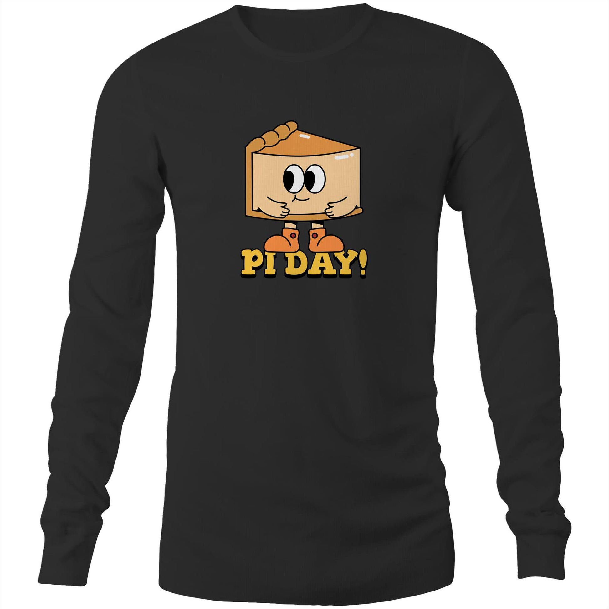 Pi Day - Long Sleeve T-Shirt Black Unisex Long Sleeve T-shirt Maths Science