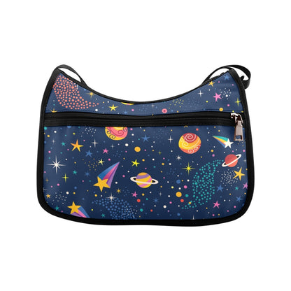 Colourful Space - Crossbody Fabric Handbag Crossbody Handbag