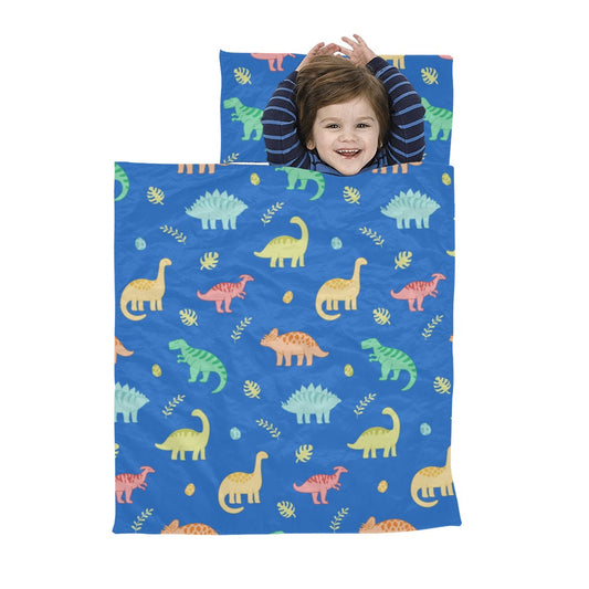 Dinosaur Blue - Kids' Sleeping Bag Kids Sleeping Bag animal