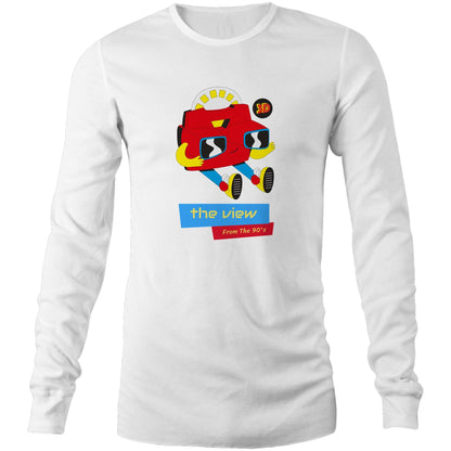 The View From The 90's - Long Sleeve T-Shirt White Unisex Long Sleeve T-shirt Retro
