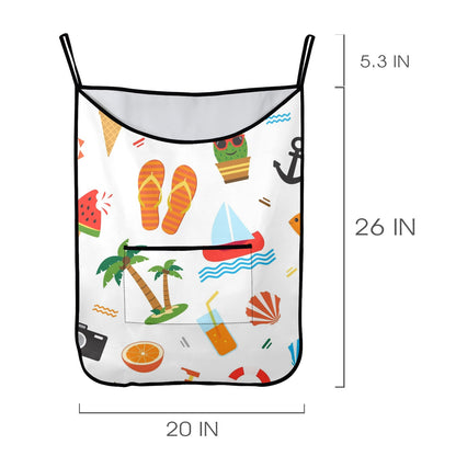 Beach Time - Hanging Laundry Bag Hanging Laundry Bag Printed Offshore