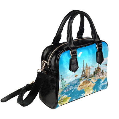 Around The World - Shoulder Handbag Shoulder Handbag