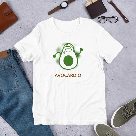 Avocardio - Short Sleeve T-shirt Fitness T-shirt Fitness Mens Womens