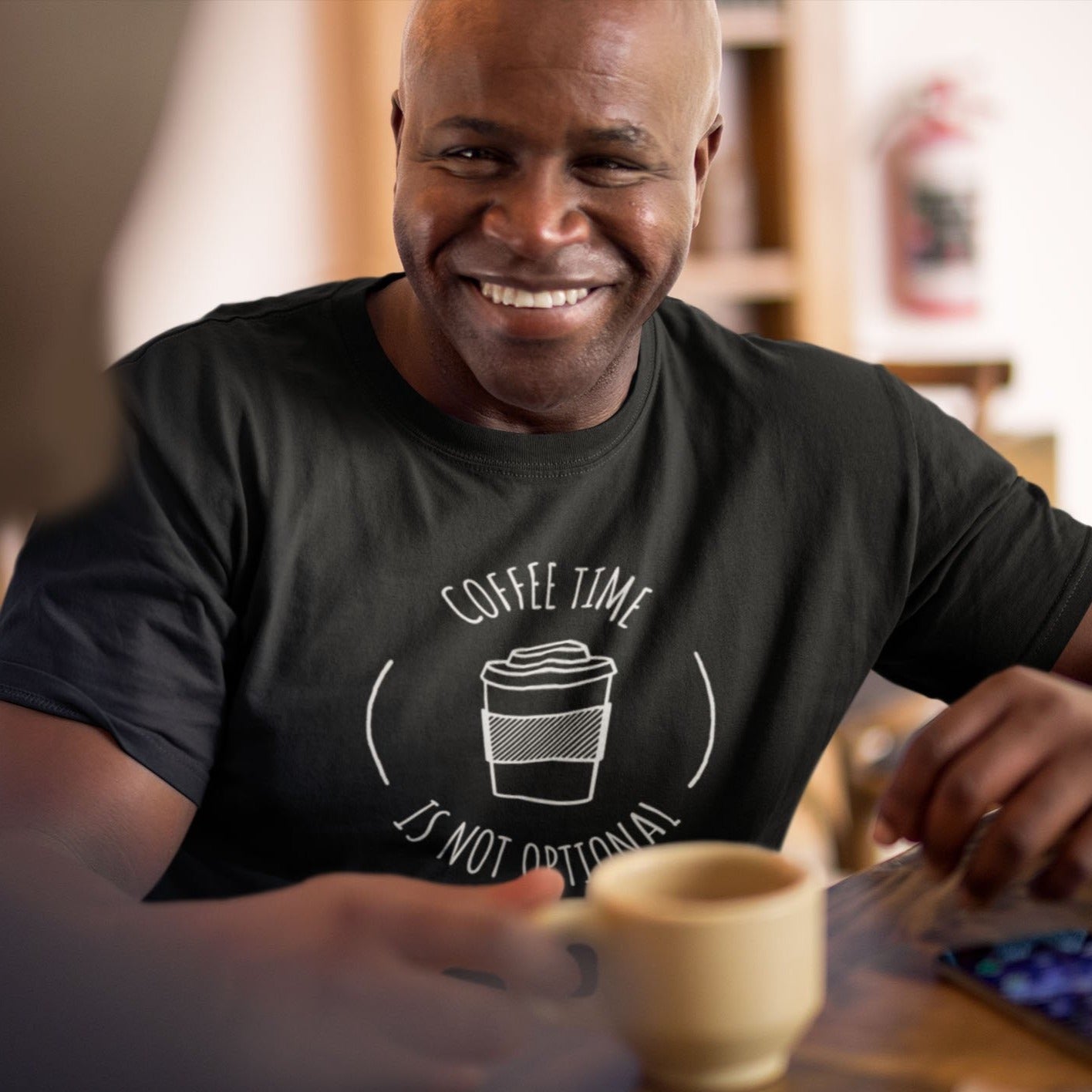 Coffee Time - Mens T-Shirt Mens T-shirt Coffee Funny Mens