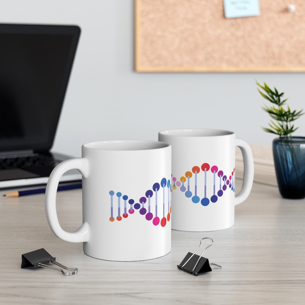 DNA - 11oz Ceramic Mug 11 oz Mug Science