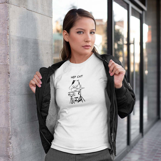 Hep Cat - Women's T-shirt Womens T-shirt Music Womens