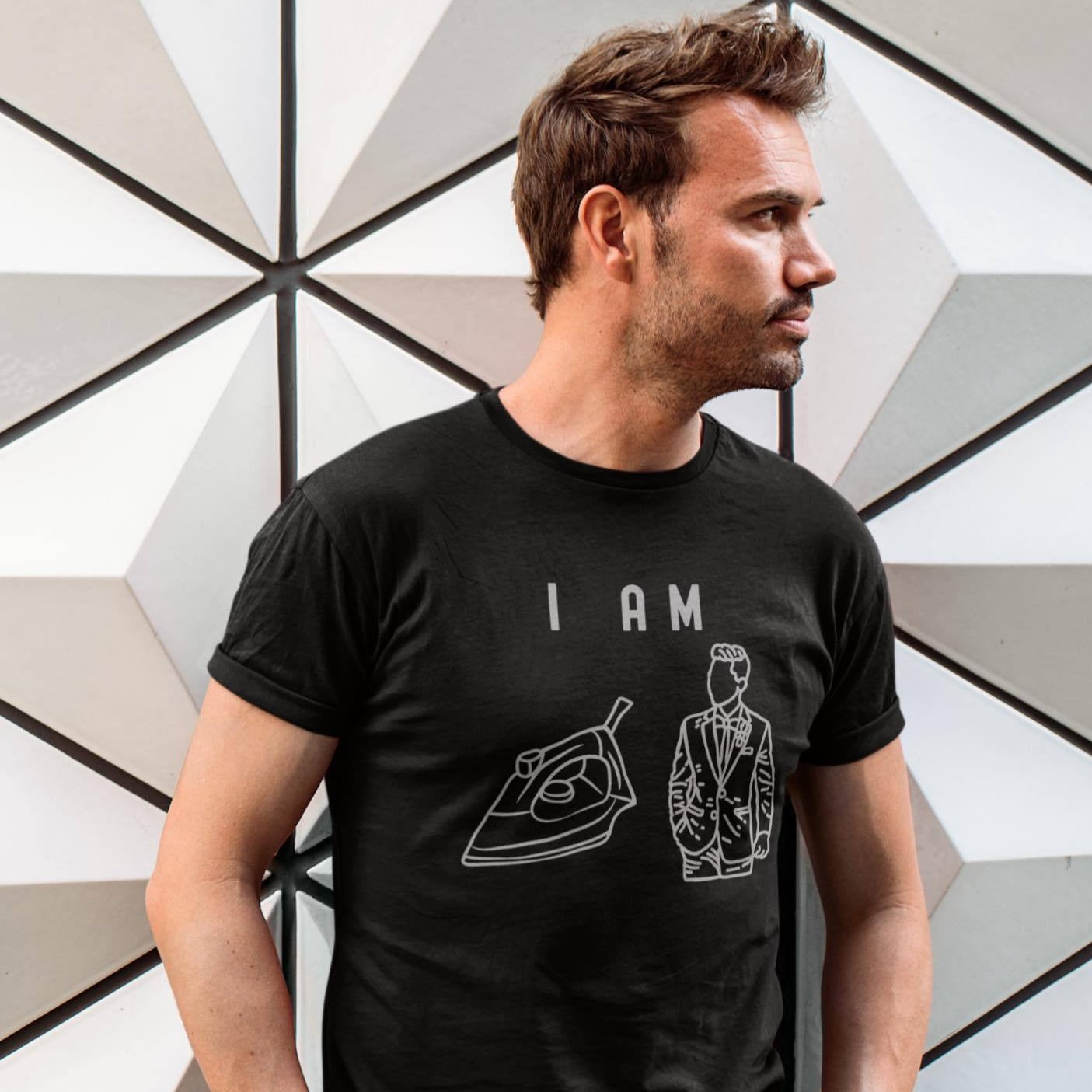I Am Ironing Man - Mens T-Shirt Mens T-shirt comic Funny