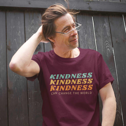 Kindness Can Change The World - Mens T-Shirt Mens T-shirt Mens Retro