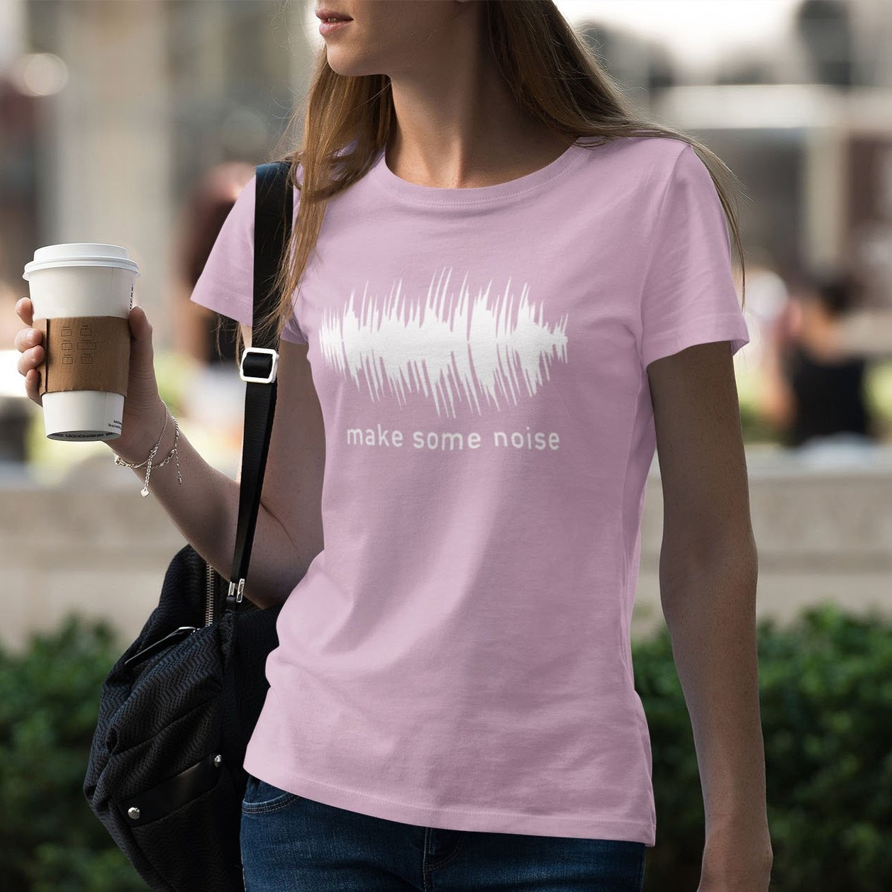 Make Some Noise - Women's T-shirt Womens T-shirt Music Womens