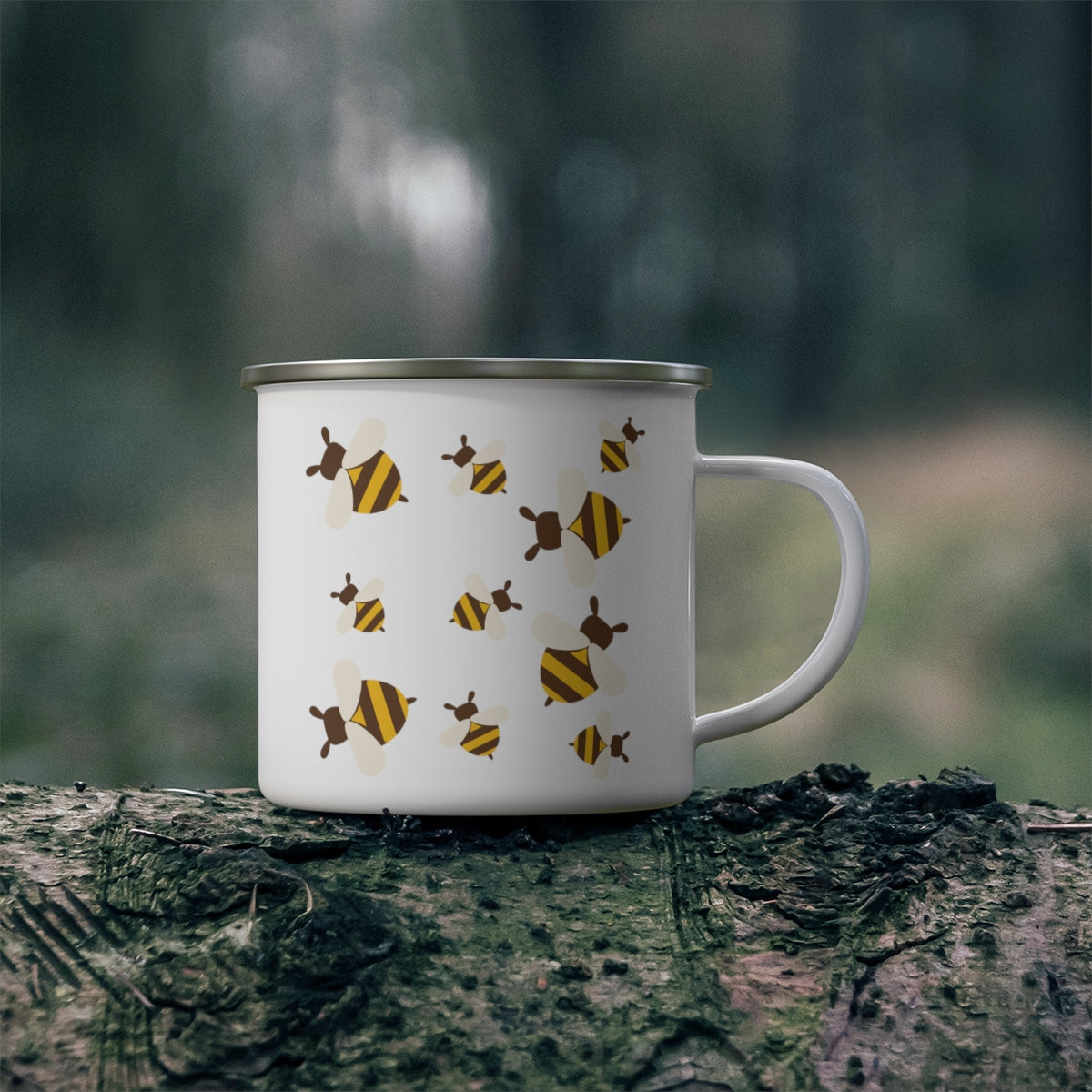 My Mum Is Bee-autiful - Enamel Mug Enamel Mug animal Mum