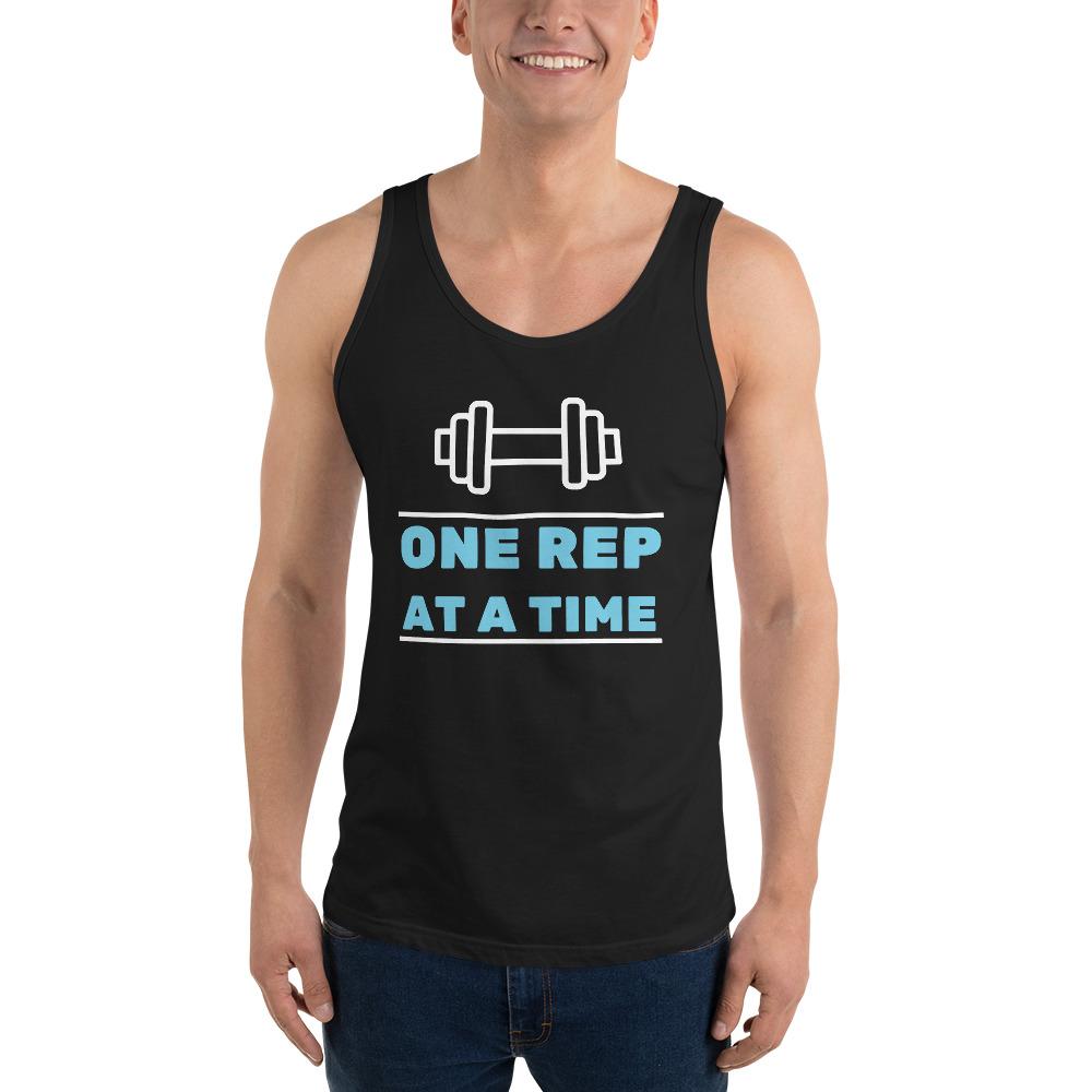 One Rep At A Time - Mens Singlet Top Mens Singlet Top Fitness Mens