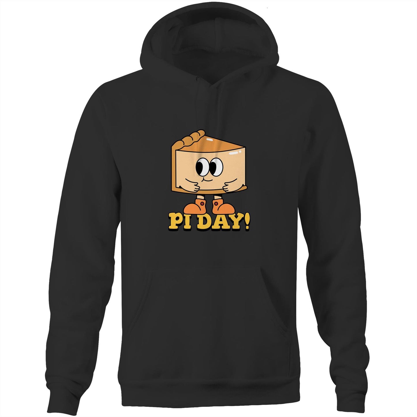 Pi Day - Pocket Hoodie Sweatshirt Black Hoodie Maths Science