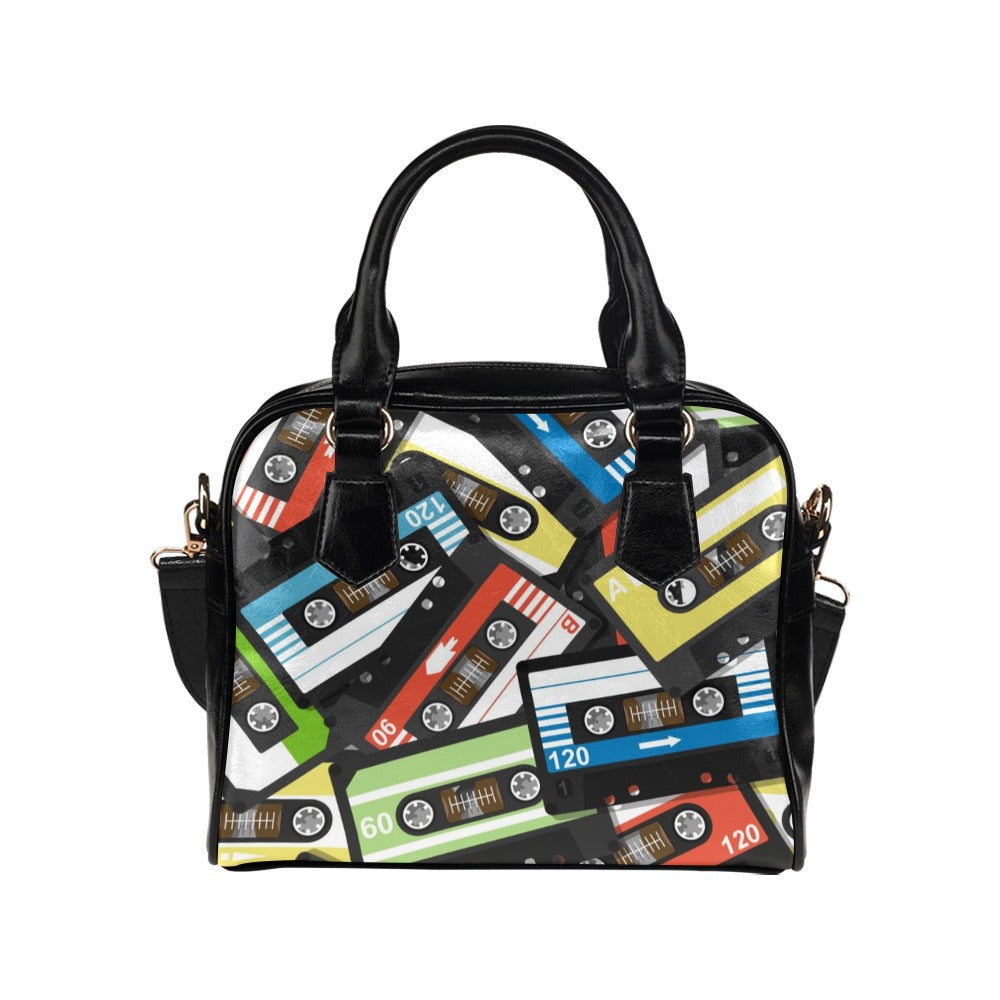 Cassette Tapes - Shoulder Handbag Shoulder Handbag Music Printed Offshore Retro