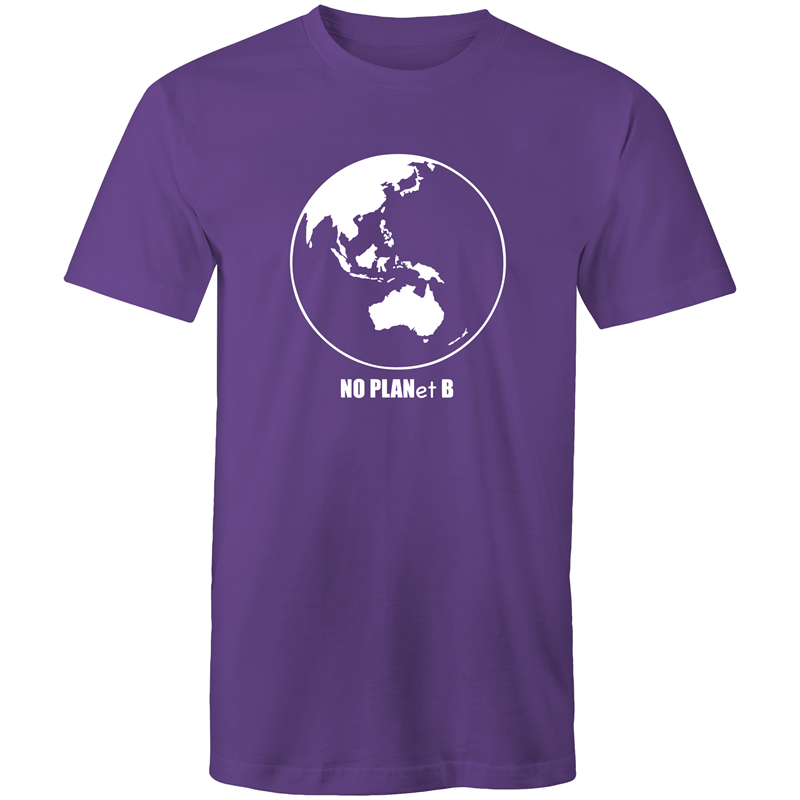 No Planet B - Mens T-Shirt Purple Mens T-shirt Environment Mens