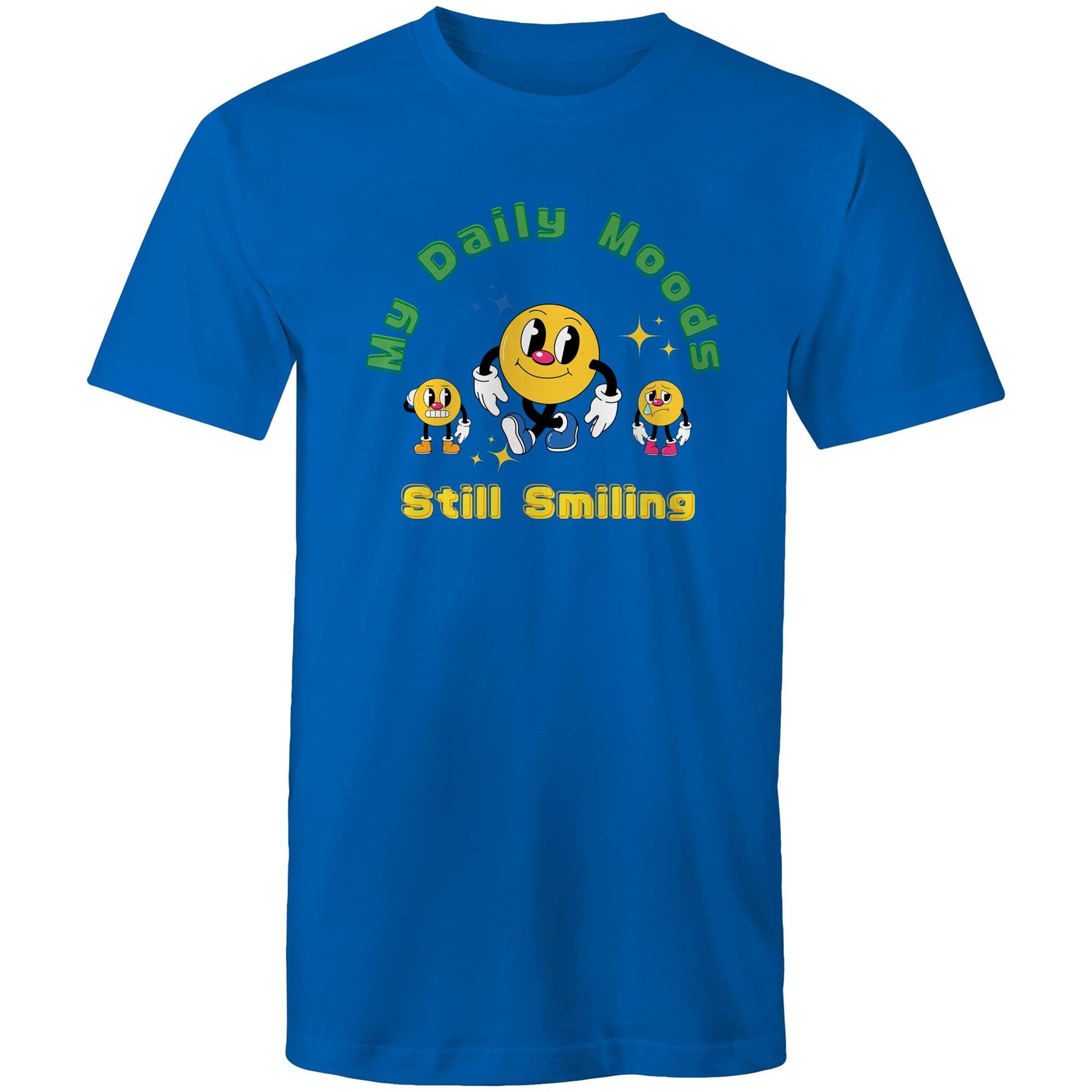 My Daily Moods - Mens T-Shirt Bright Royal Mens T-shirt