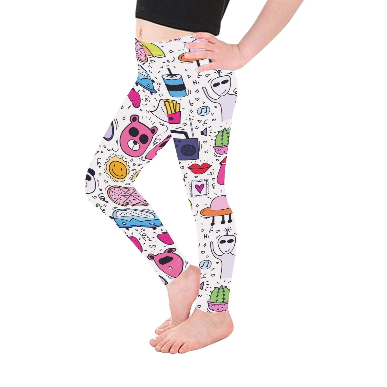 Brightlife - Kid's Ankle Length Leggings Kids Leggings Printed Offshore