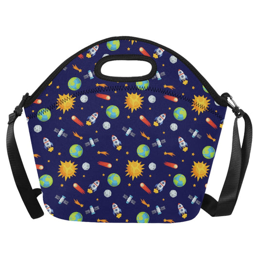 Busy Space - Neoprene Lunch Bag/Large Neoprene Lunch Bag/Large Space