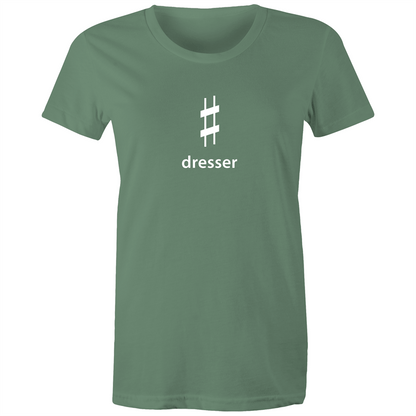 Sharp Dresser - Women's T-shirt Sage Womens T-shirt Music Womens
