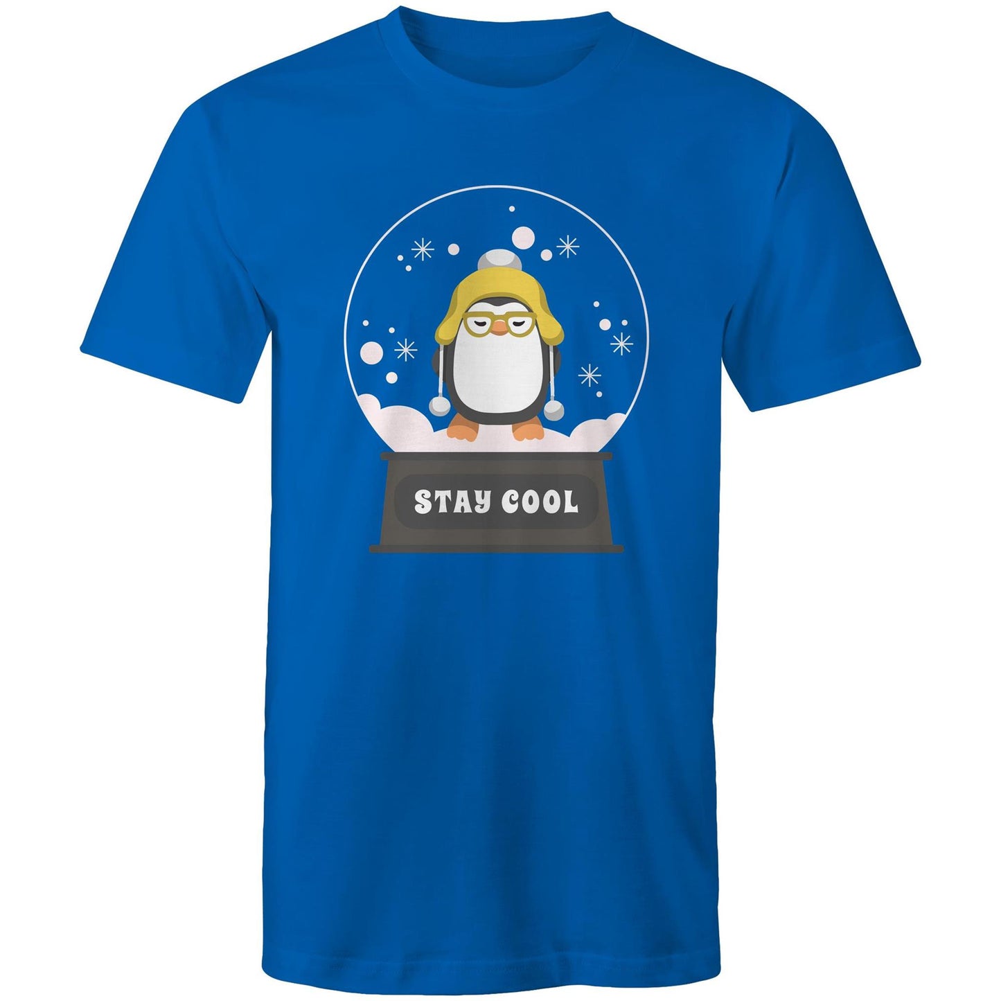 Stay Cool - Mens T-Shirt Bright Royal Christmas Mens T-shirt Merry Christmas
