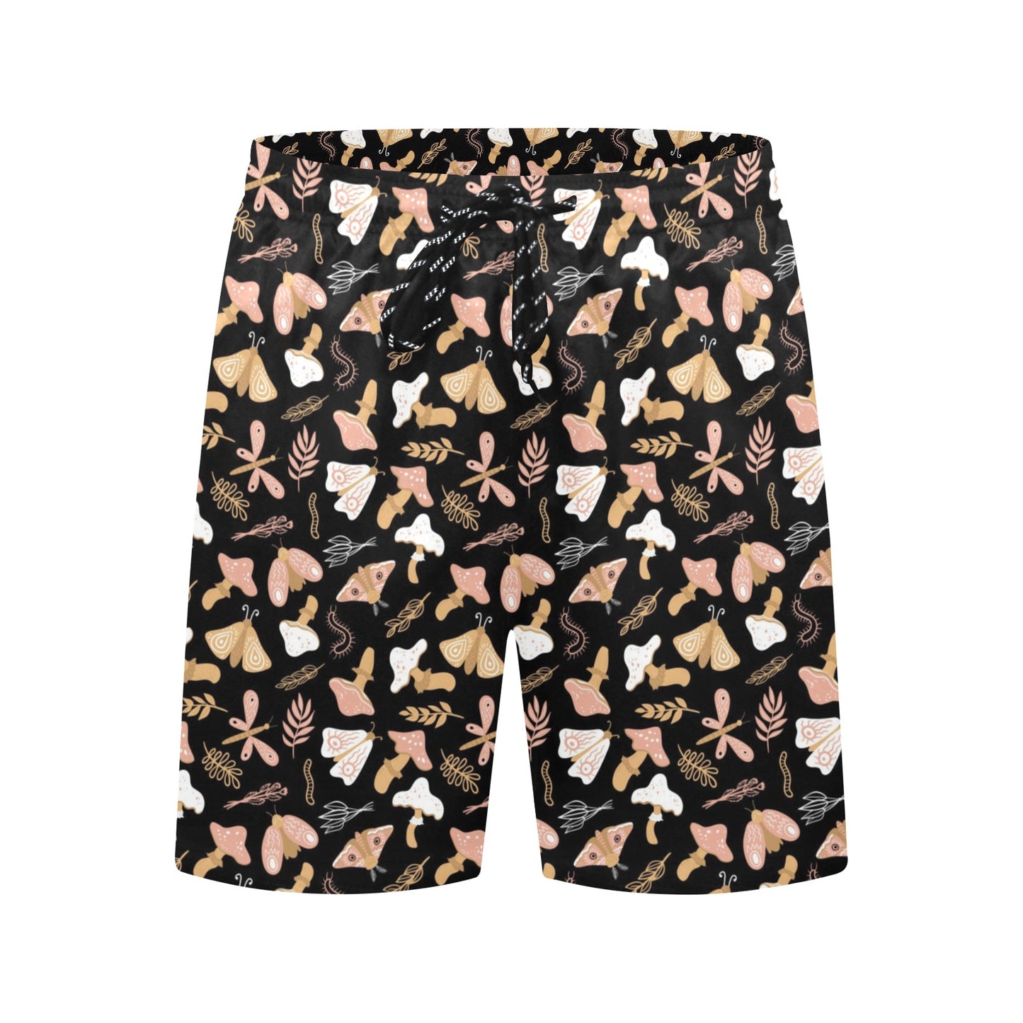 Magic Moth - Men's Mid-Length Beach Shorts Men's Mid-Length Beach Shorts animal Printed Offshore