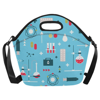 Science Lab - Neoprene Lunch Bag/Large Neoprene Lunch Bag/Large Printed Offshore Science