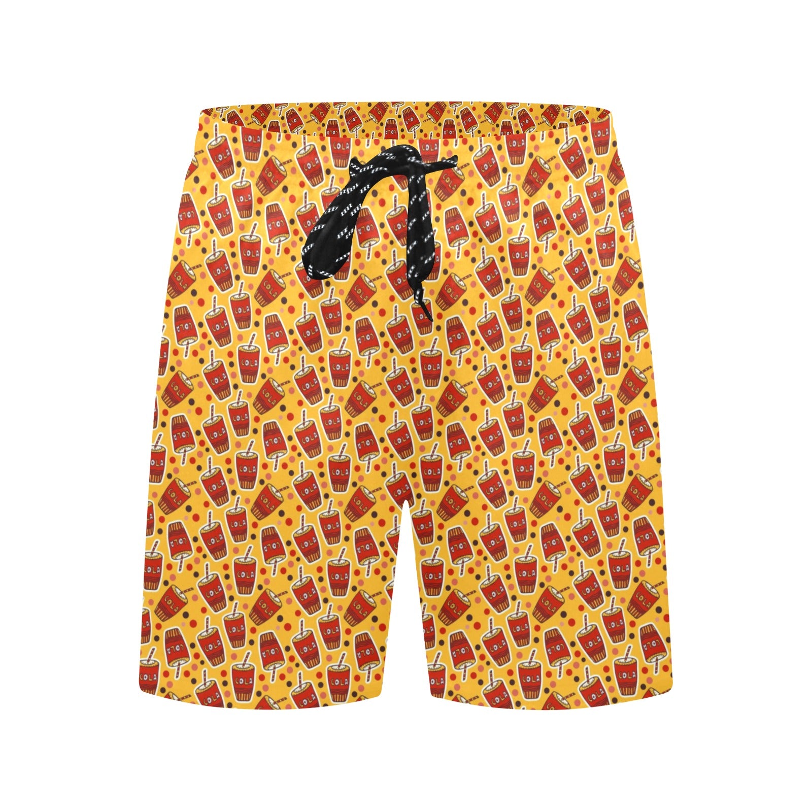 Cola - Men's Mid-Length Beach Shorts Men's Mid-Length Beach Shorts Food Printed Offshore