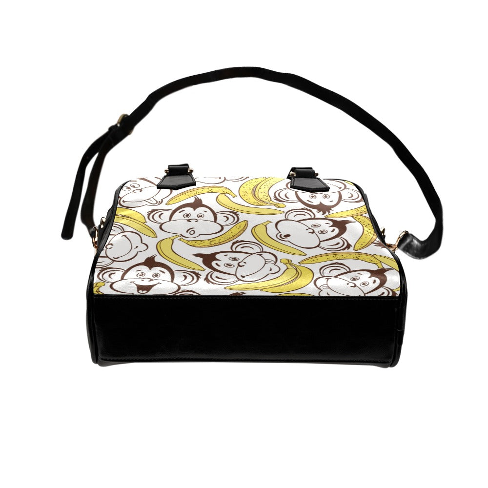 Banana Monkeys - Shoulder Handbag Shoulder Handbag animal