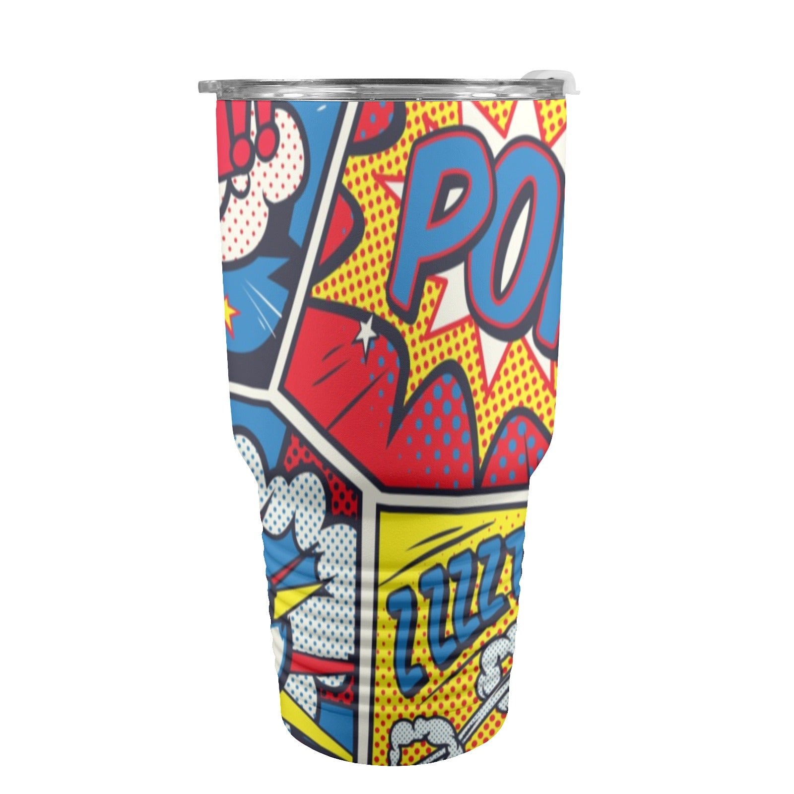 Comic Book - 30oz Insulated Stainless Steel Mobile Tumbler 30oz Insulated Stainless Steel Mobile Tumbler comic