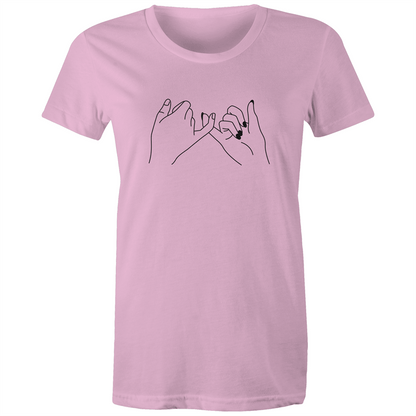 I Promise - Women's T-shirt Pink Womens T-shirt Womens