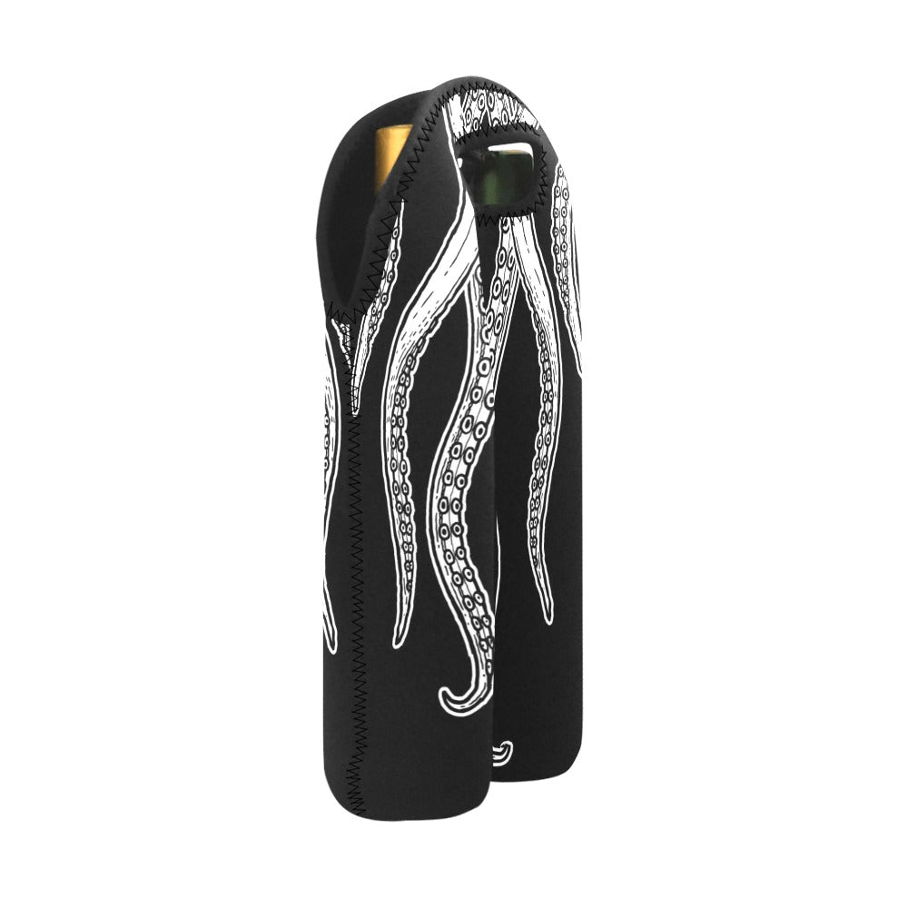 Octopus Tentacles - 2-Bottle Neoprene Wine Bag 2 Bottle Wine Bag