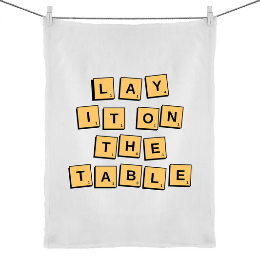 Lay It On The Table - 50% Linen 50% Cotton Tea Towel Default Title Tea Towel