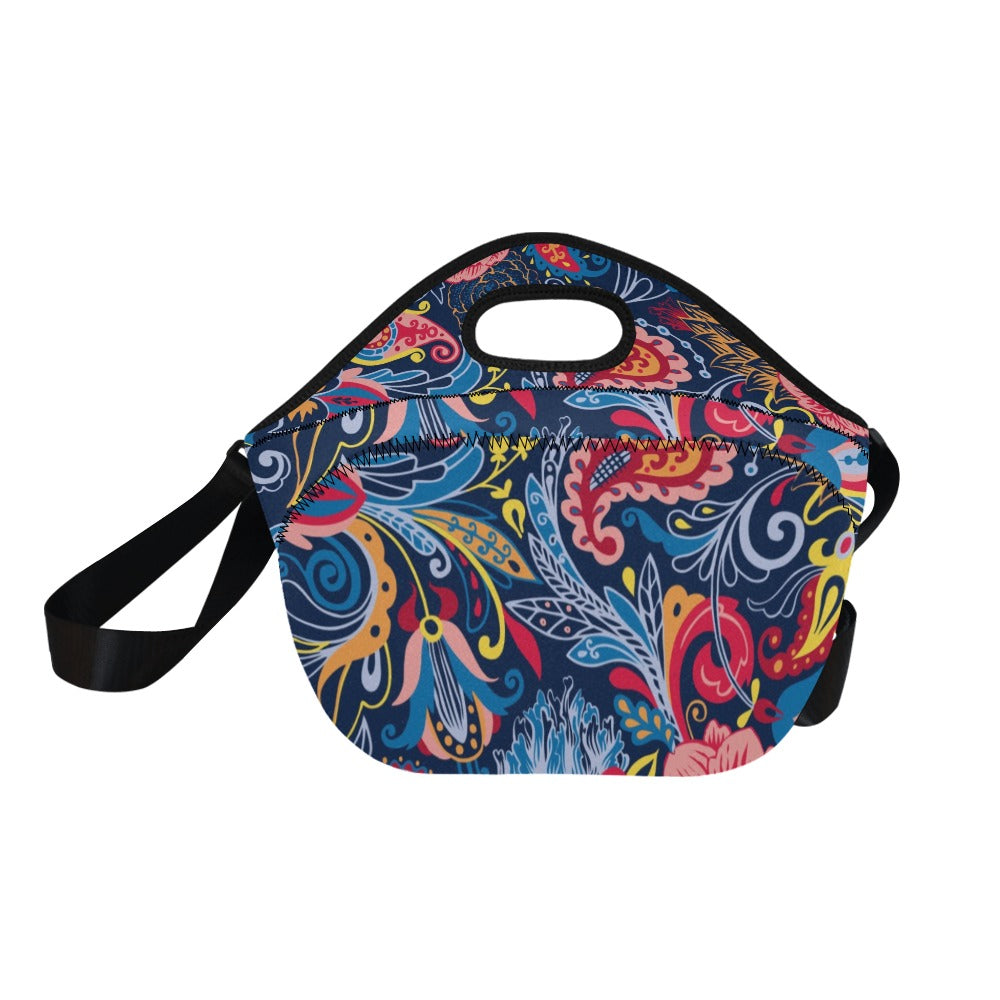 Paisley - Neoprene Lunch Bag/Large Neoprene Lunch Bag/Large Printed Offshore