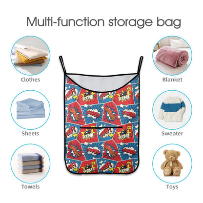 Comic Book Pop - Hanging Laundry Bag Hanging Laundry Bag Printed Offshore