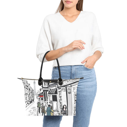 Paris Street - Single-Shoulder Handbag Single Shoulder Handbag Printed Offshore