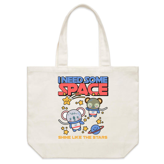 I Need Some Space - Shoulder Canvas Tote Bag Default Title Shoulder Tote Bag Space