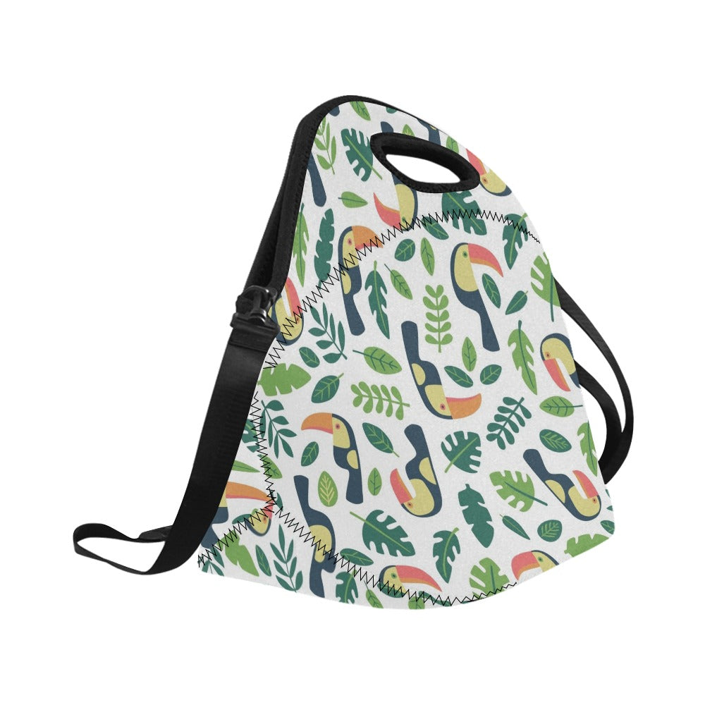 Toucans - Neoprene Lunch Bag/Large Neoprene Lunch Bag/Large animal Printed Offshore