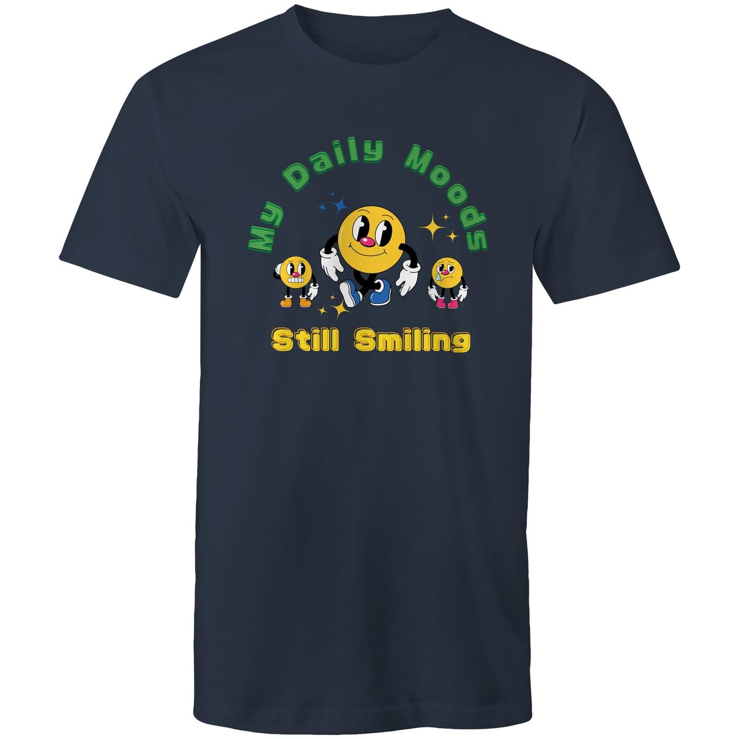 My Daily Moods - Mens T-Shirt Navy Mens T-shirt