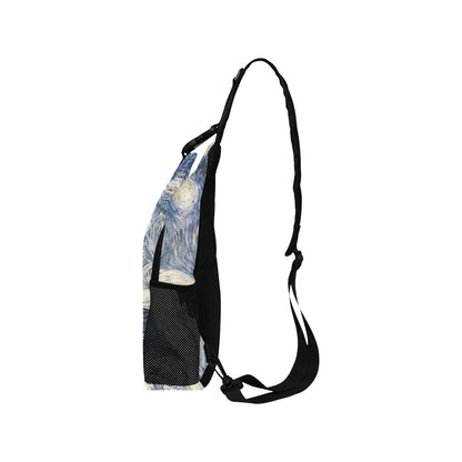 Starry Night - Cross-Body Chest Bag Cross-Body Chest Bag Printed Offshore