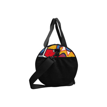 Comic Book - Round Duffle Bag Round Duffle Bag