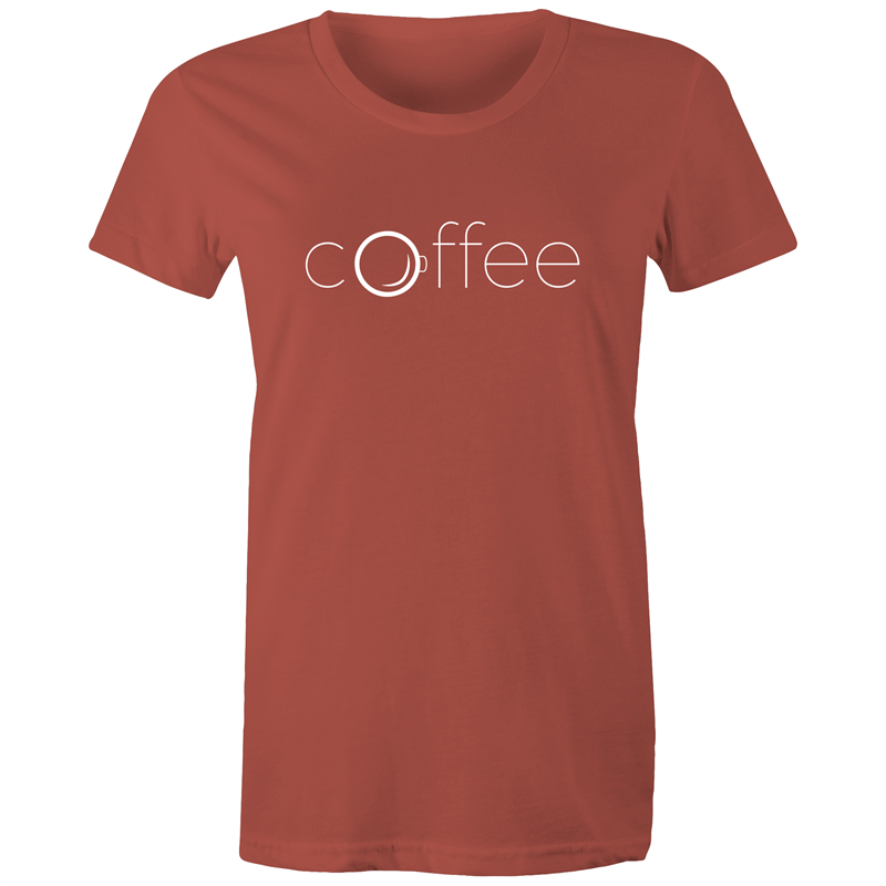 Coffee - Women's T-shirt Coral Womens T-shirt Coffee Womens
