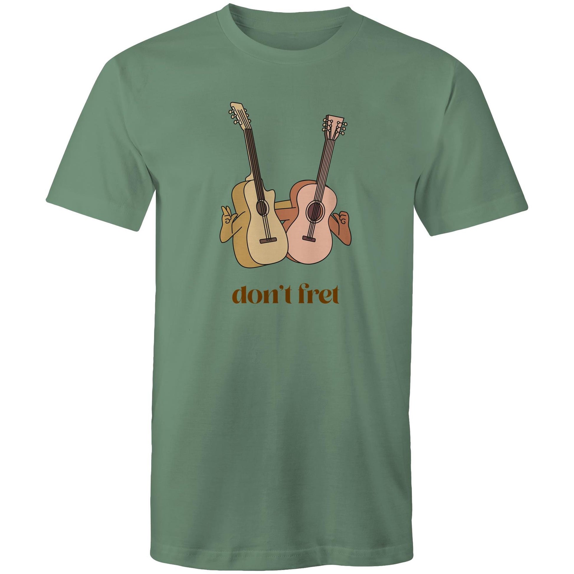 Don't Fret - Mens T-Shirt Sage Mens T-shirt Music