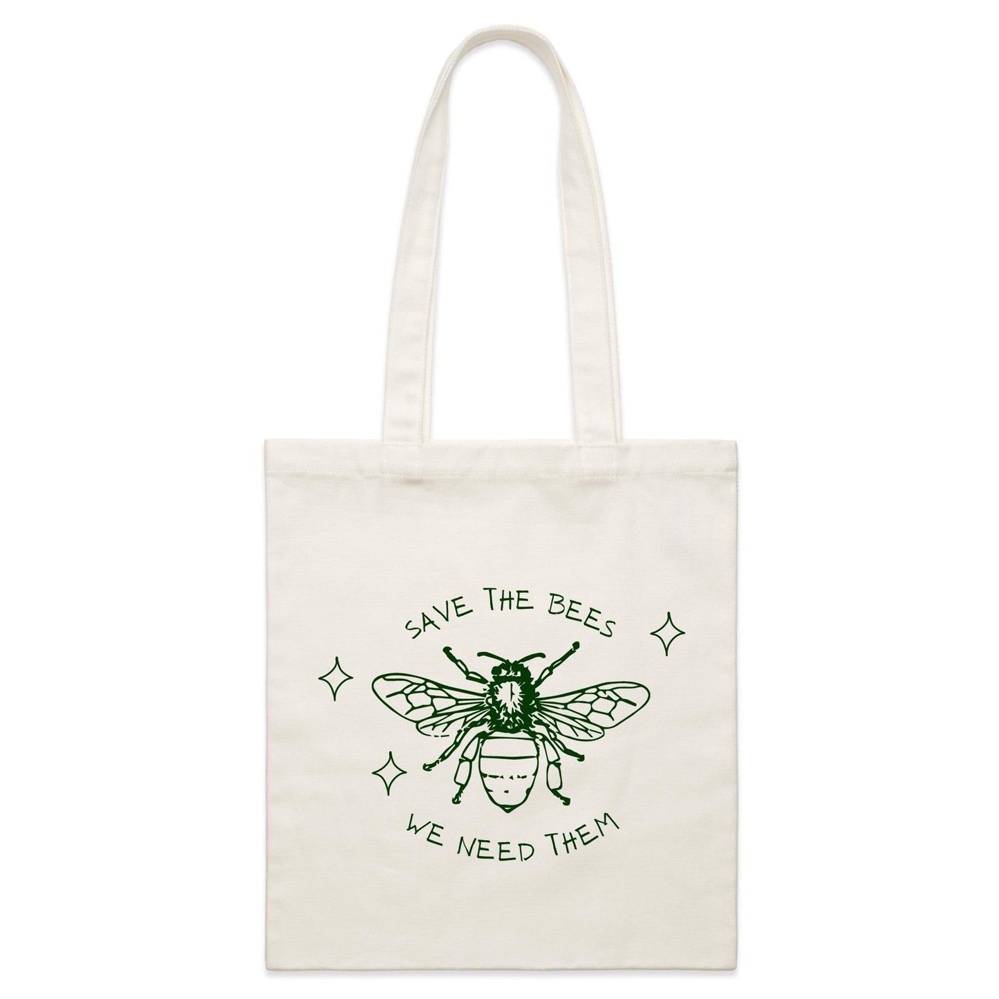 Save The Bees - Parcel Canvas Tote Bag Default Title Parcel Tote Bag