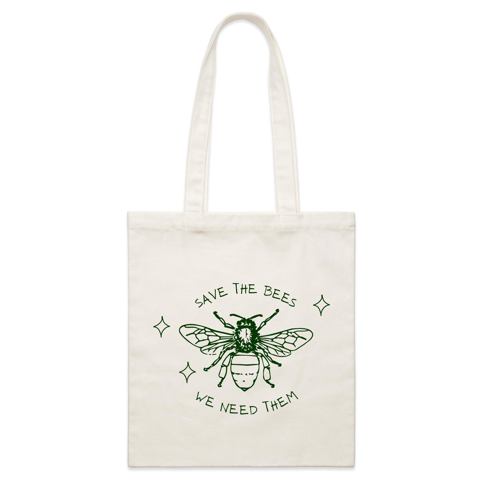 Save The Bees - Parcel Canvas Tote Bag Default Title Parcel Tote Bag