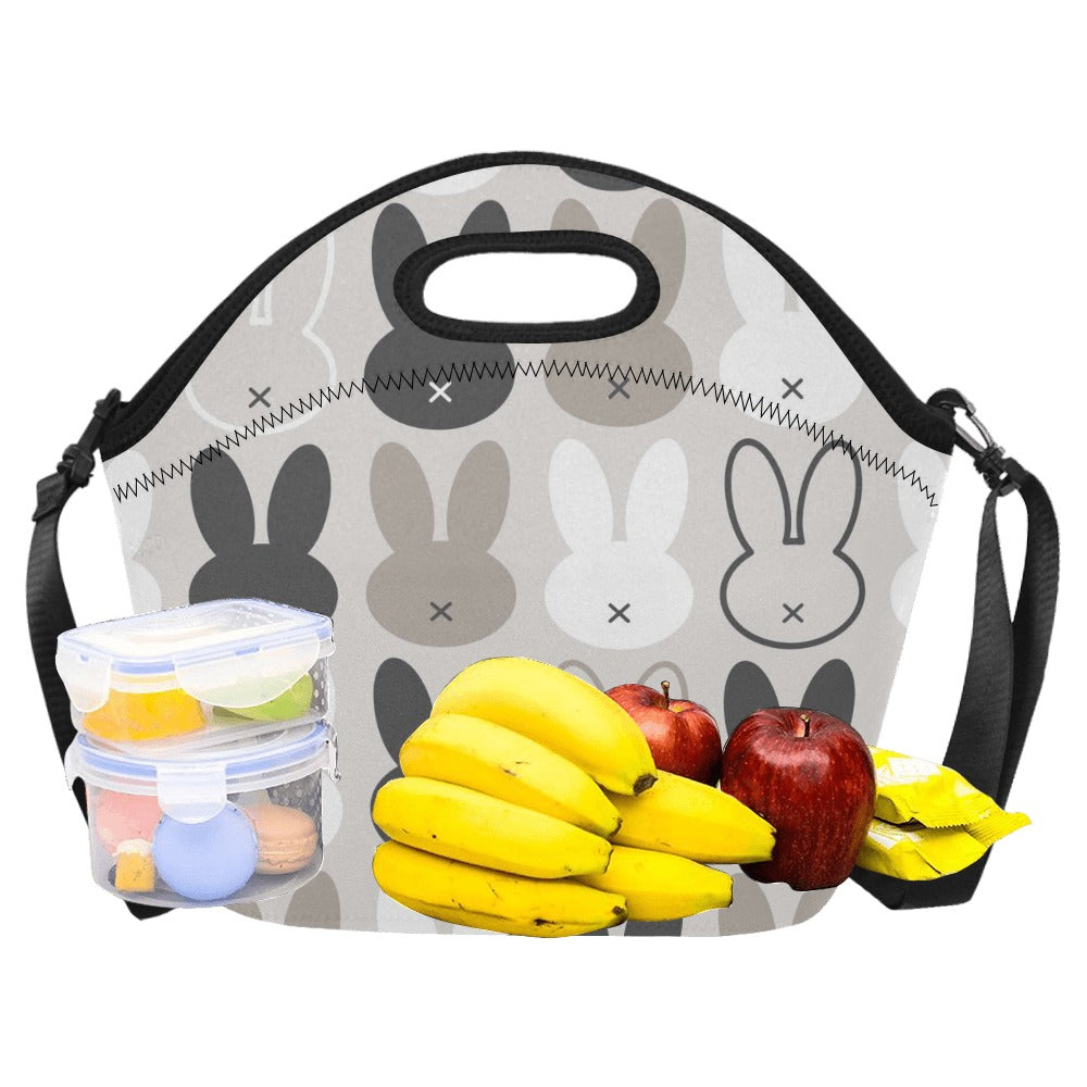 Bunny - Neoprene Lunch Bag/Large Neoprene Lunch Bag/Large animal