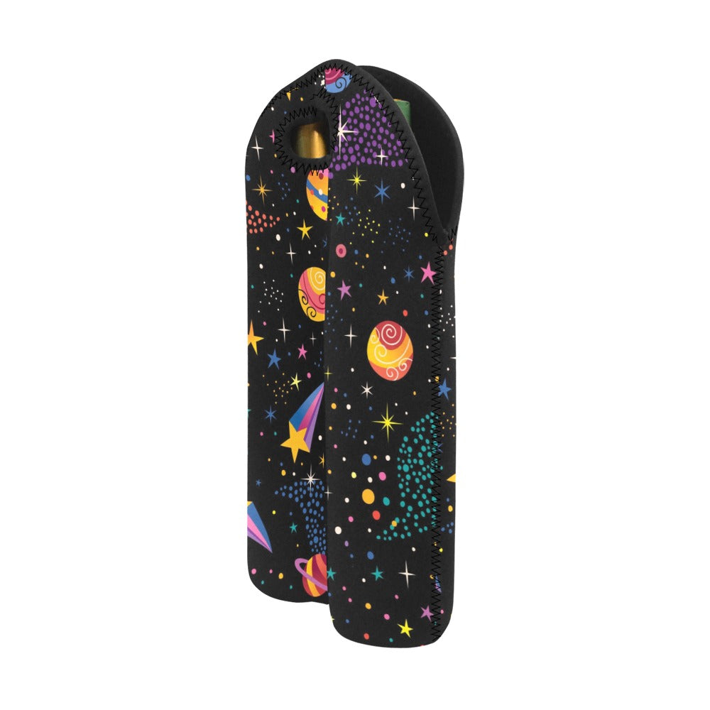 Colourful Space - 2-Bottle Neoprene Wine Bag 2 Bottle Wine Bag Printed Offshore