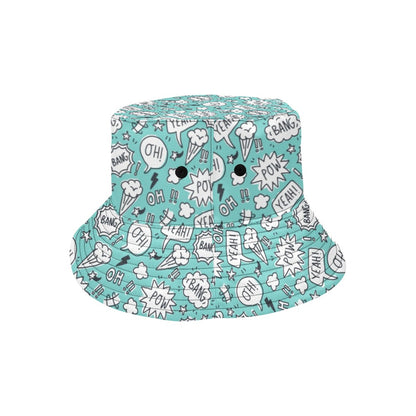 Comic Book Speech Bubbles - Bucket Hat Bucket Hat for Women comic Printed Offshore