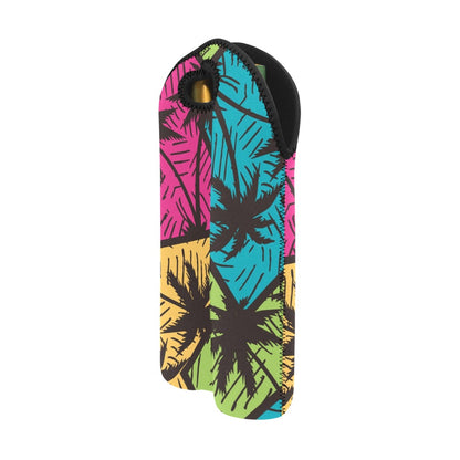 Palm Trees - 2-Bottle Neoprene Wine Bag 2 Bottle Wine Bag Printed Offshore